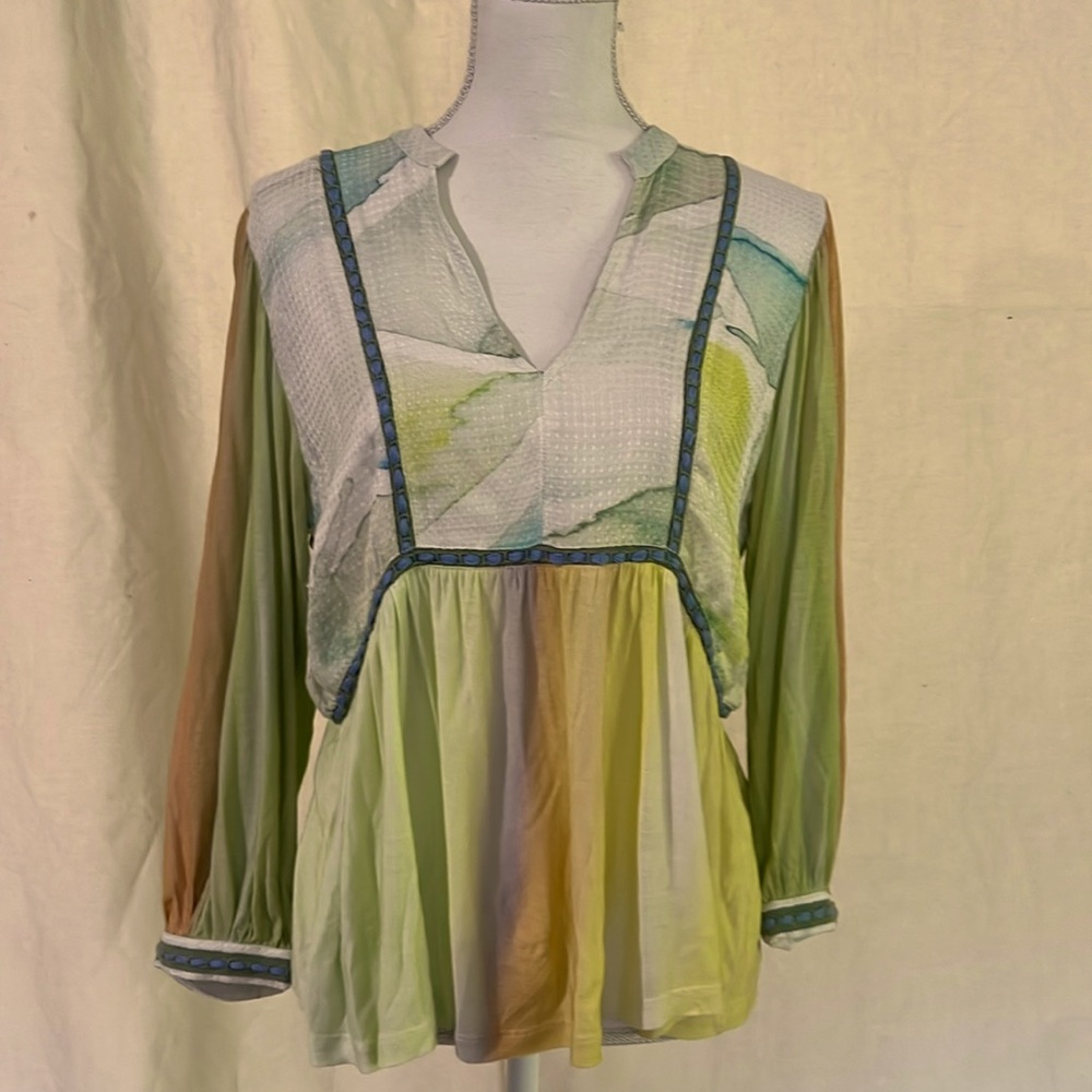 NWT Anthropologie Bl^nk london top size M